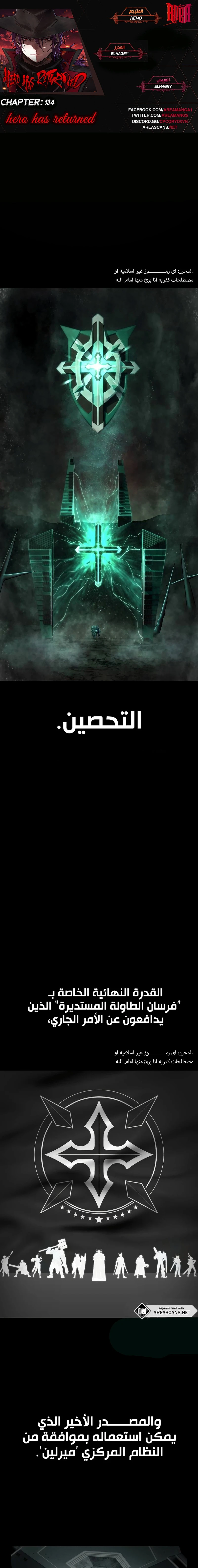 Read Hero Has Returned ar Manga Online