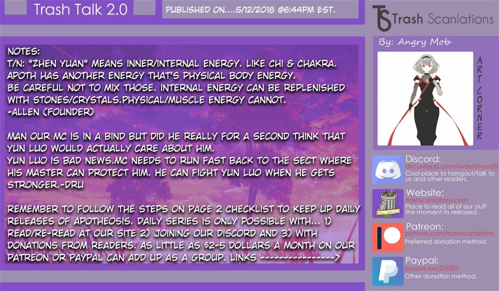 Read Apotheosis Manga Online