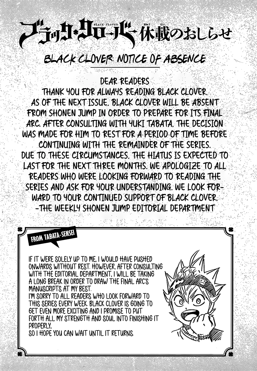 Read Black Clover Manga Online