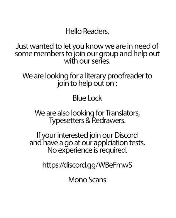 Read Blue Lock Manga Online