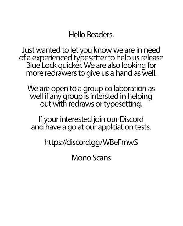 Read Blue Lock Manga Online