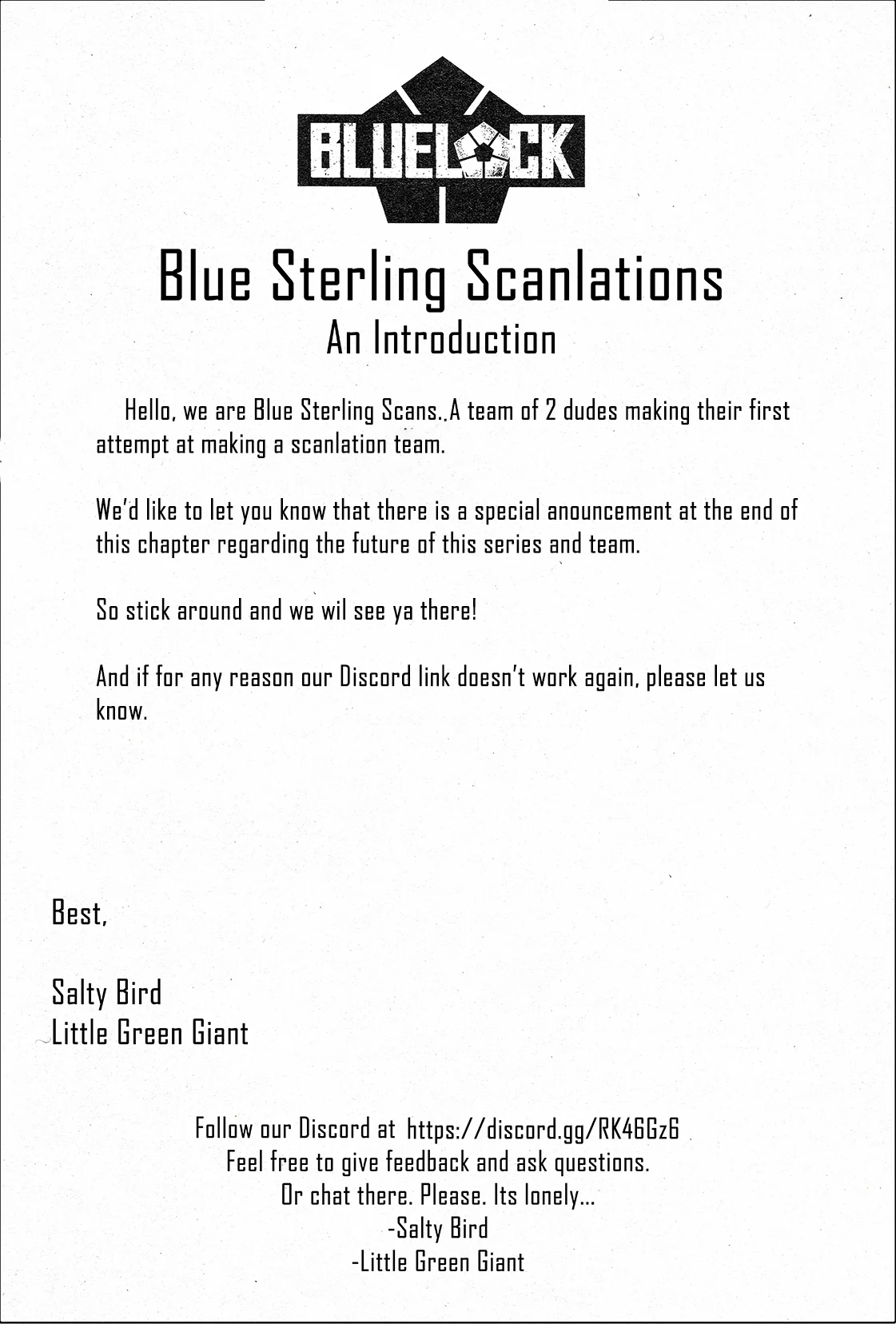 Read Blue Lock Manga Online