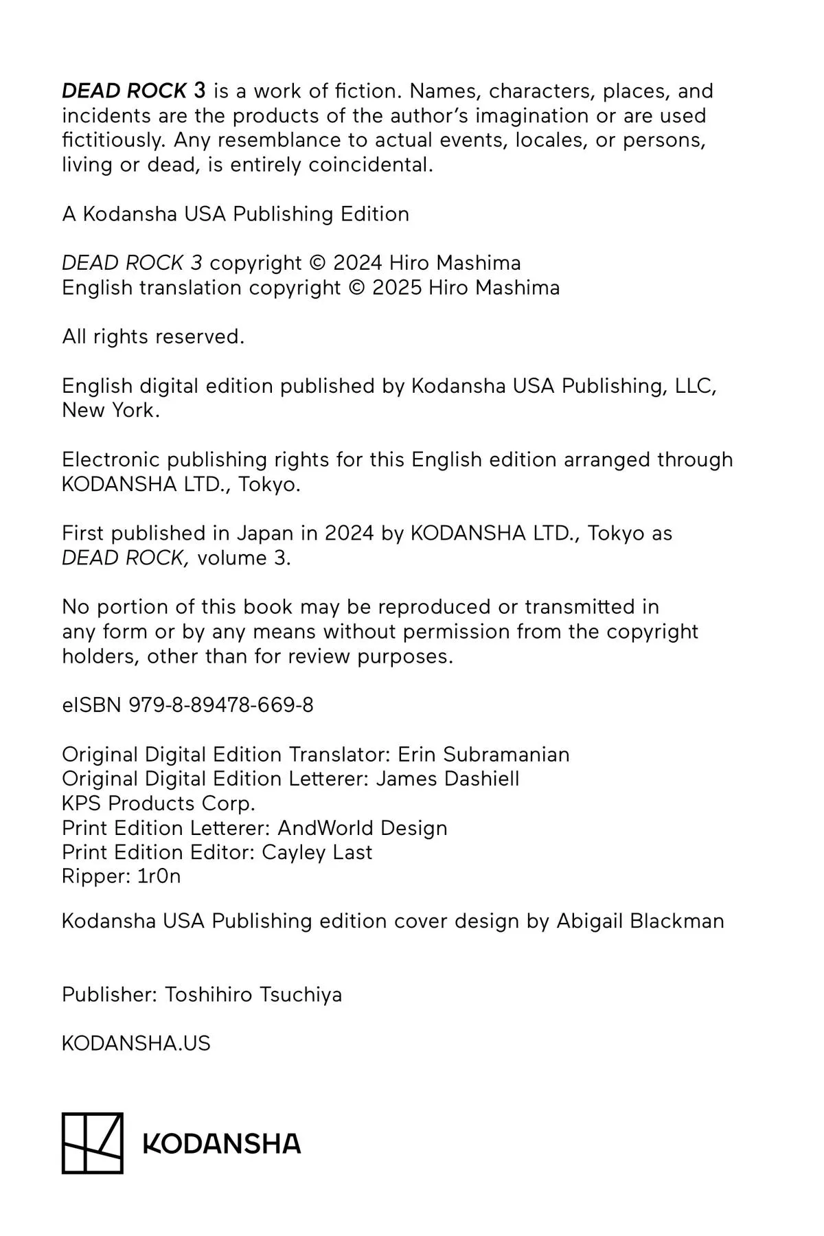 Read Dead Rock Manga Online