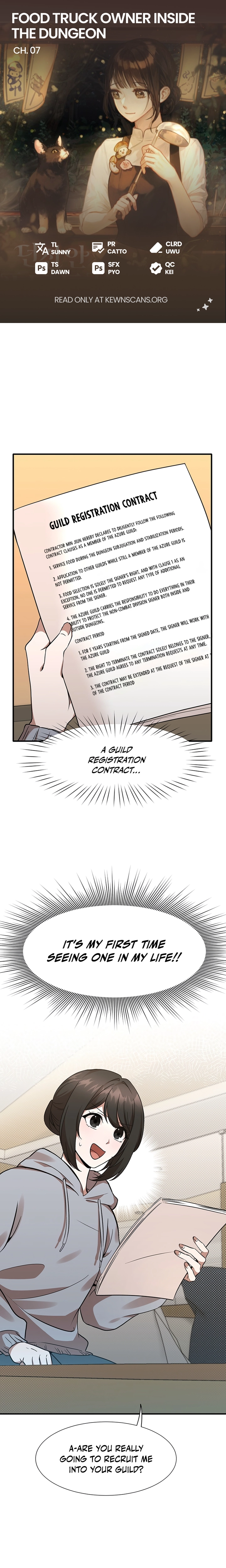 Read Food Truck Owner Inside the Dungeon Manga Online