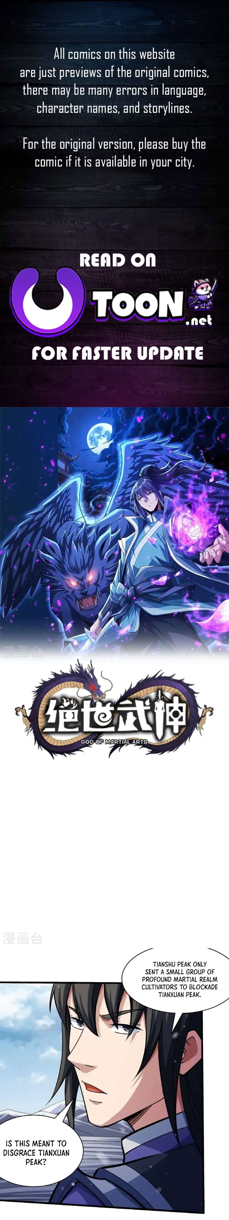 Read God of Martial Arts Manga Online