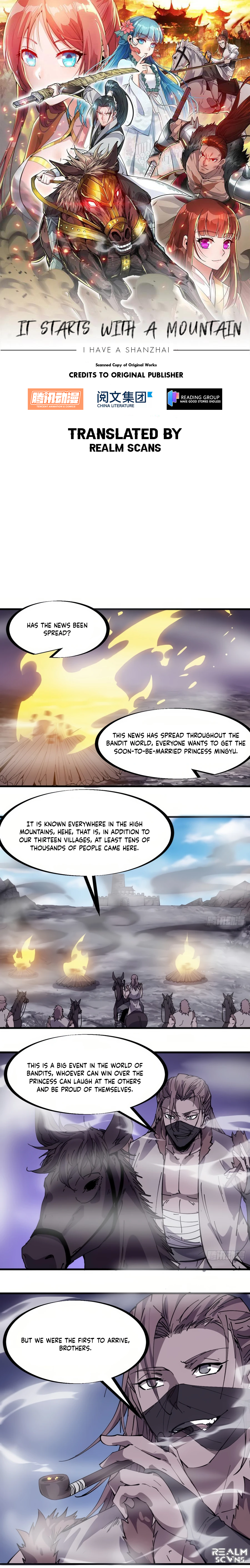 Read It Starts With A Mountain Manga Online