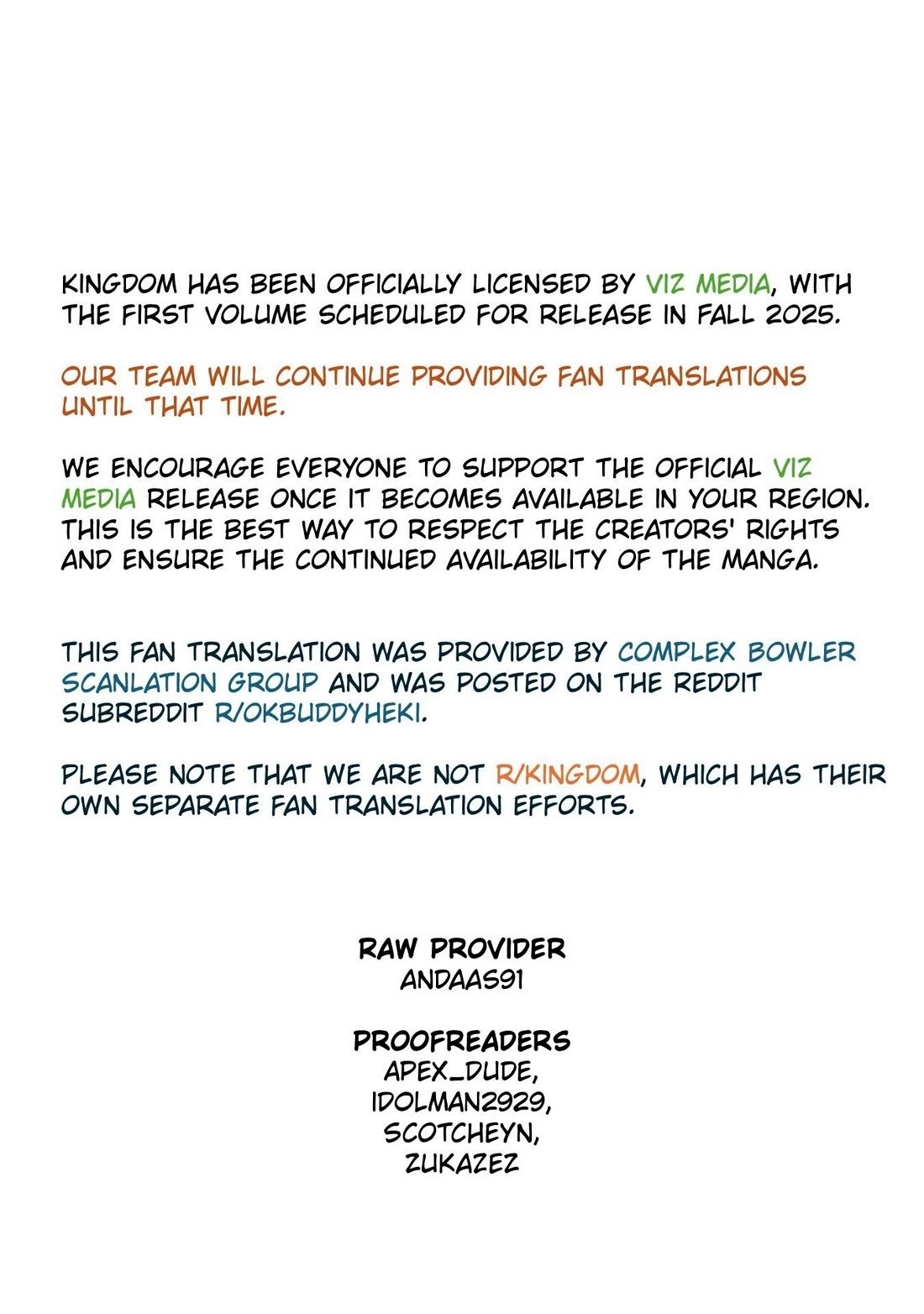 Read Kingdom Manga Online