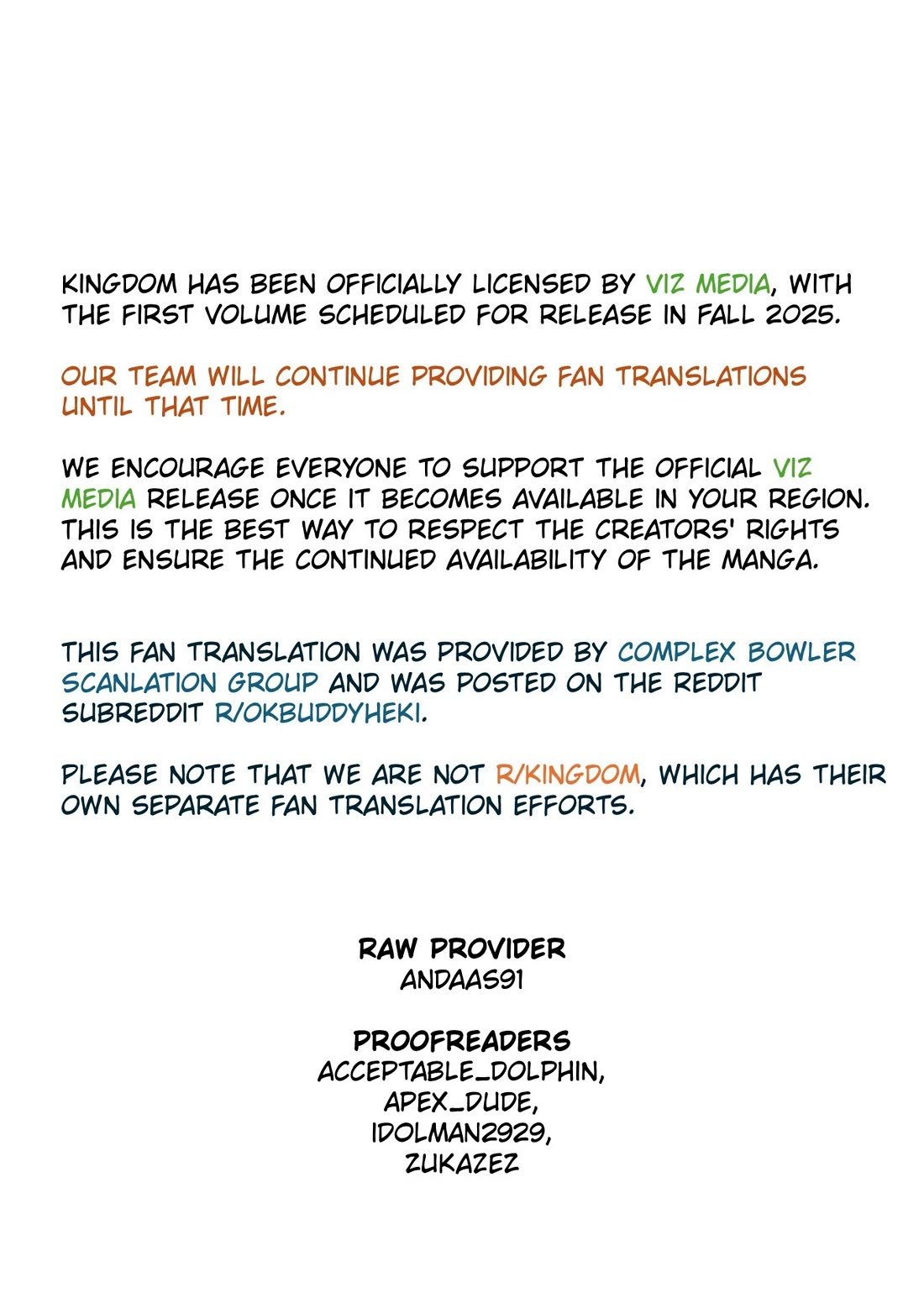 Read Kingdom Manga Online