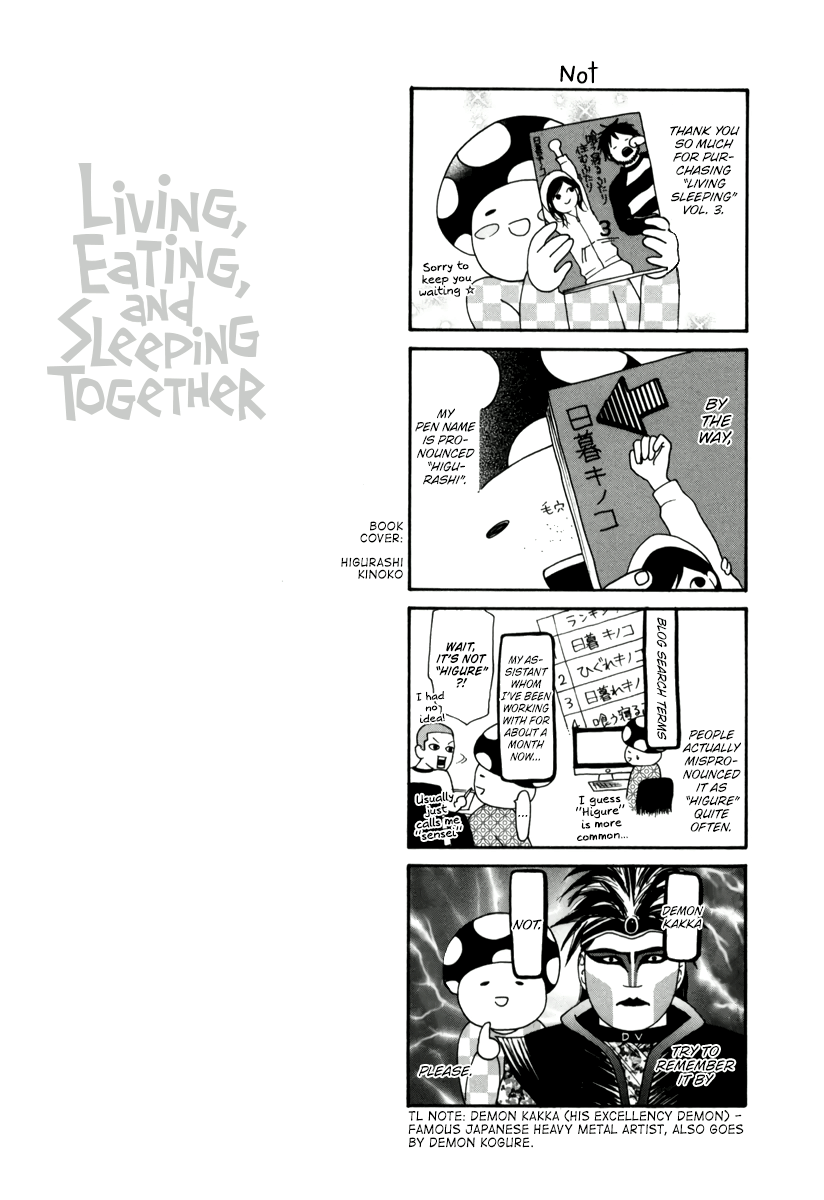 Read Living, Eating, and Sleeping Together Manga Online