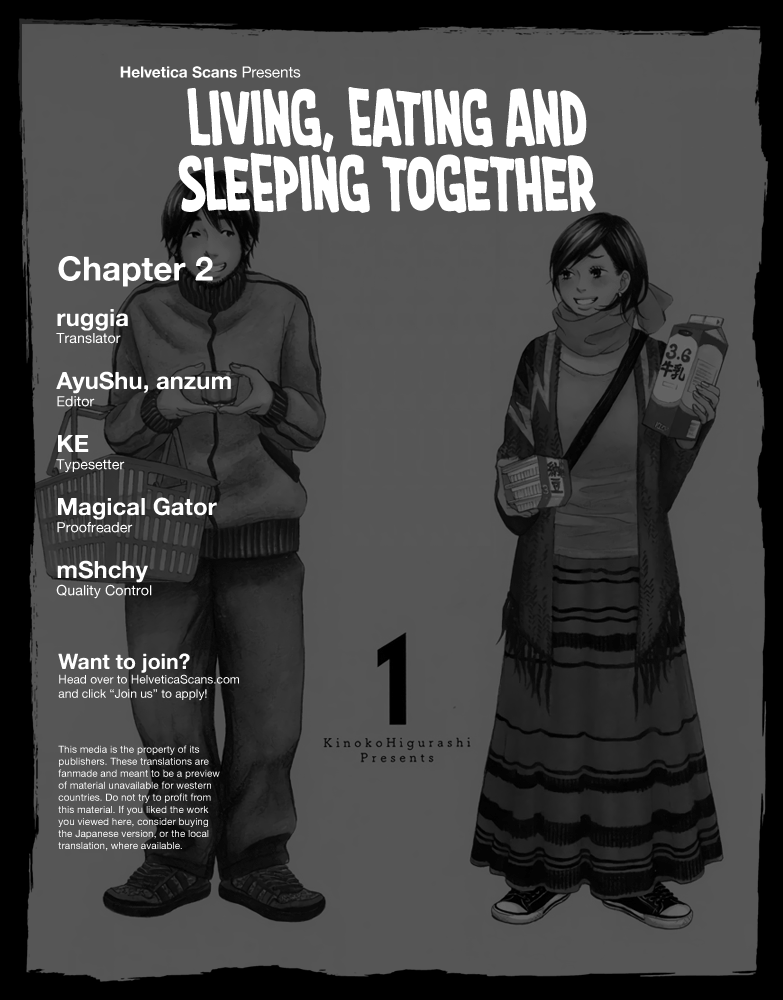 Read Living, Eating, and Sleeping Together Manga Online