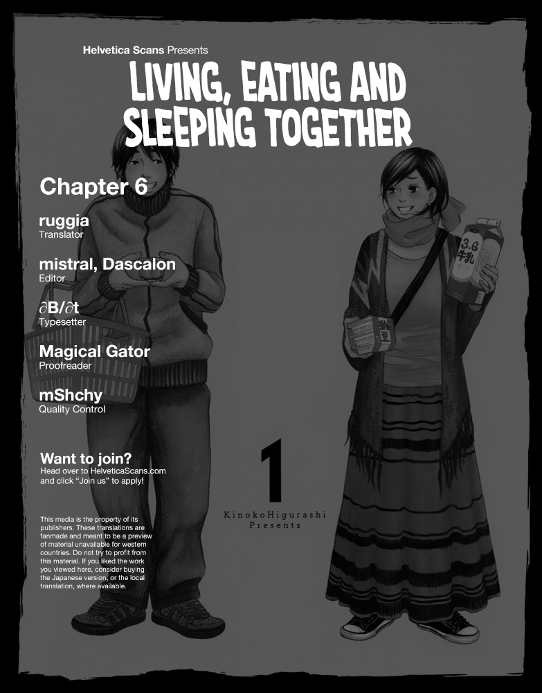 Read Living, Eating, and Sleeping Together Manga Online