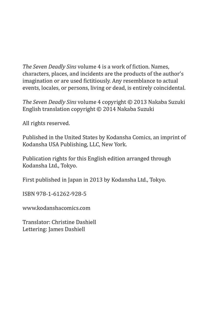 Read Nanatsu no Taizai Manga Online