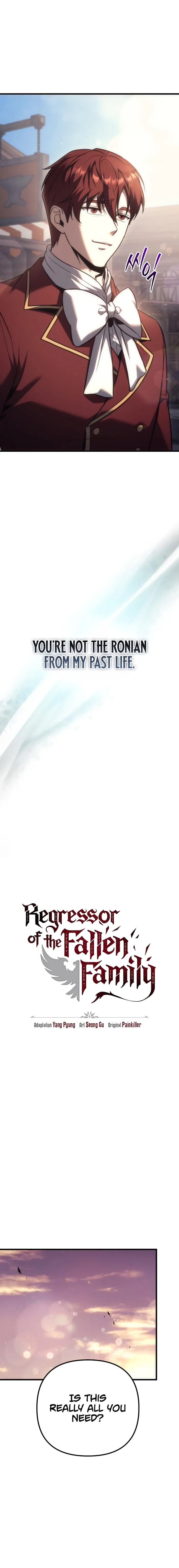 Read Regressor of the Fallen family Manga Online