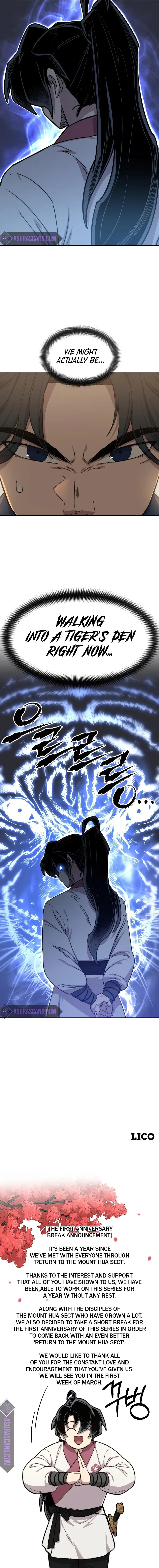 Read Return of the Mount Hua Sect Manga Online