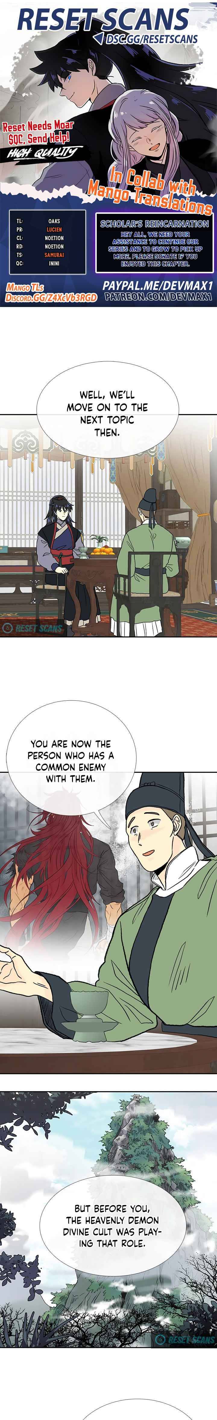 Read The Scholar's Reincarnation Manga Online