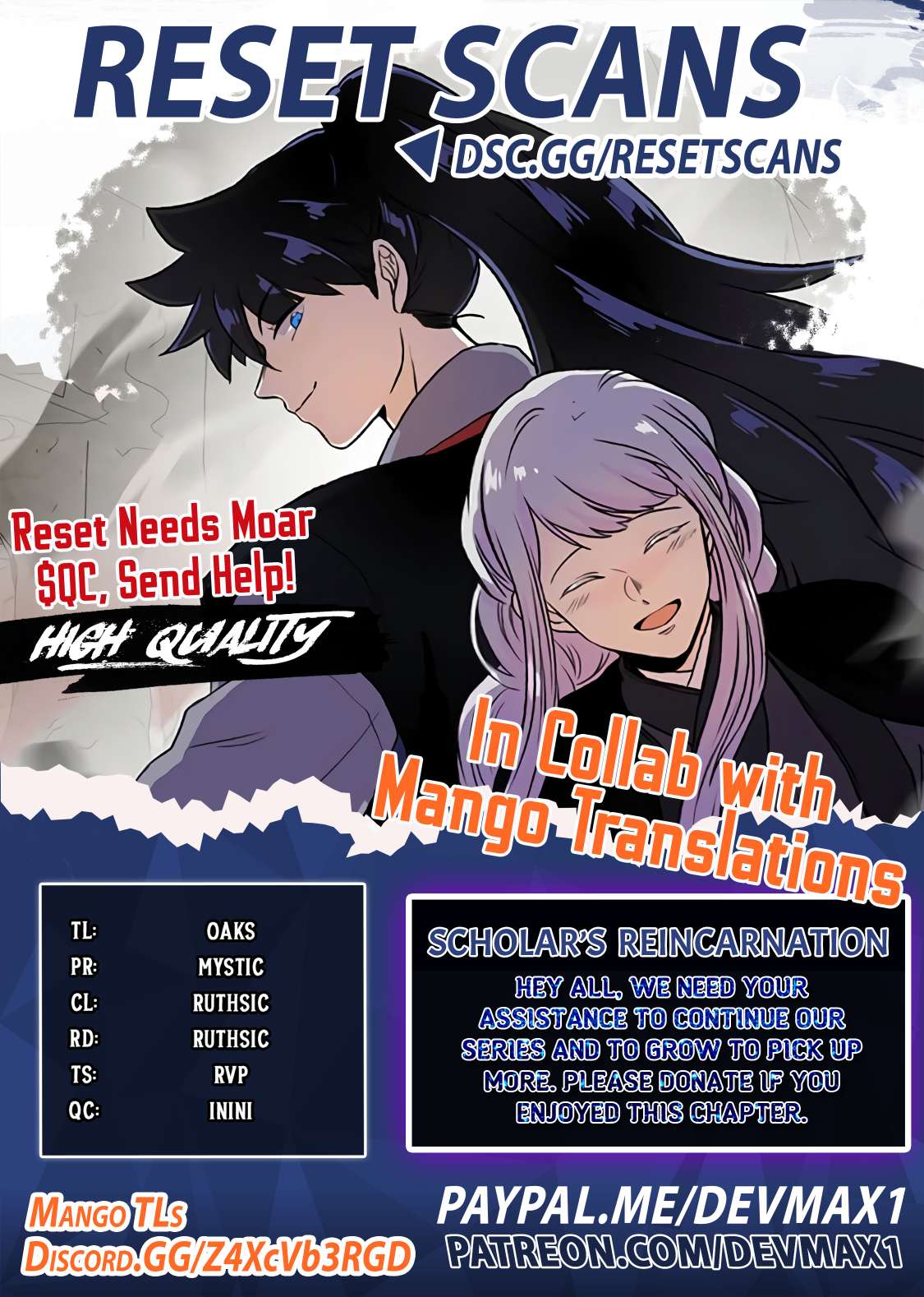 Read The Scholar's Reincarnation Manga Online