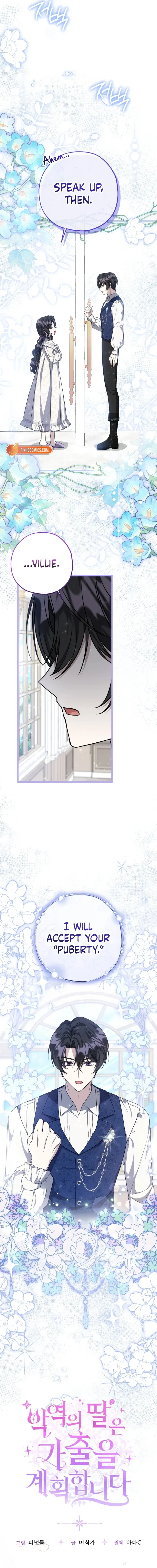 Read The Villain’s Daughter Plans to Run Away Manga Online