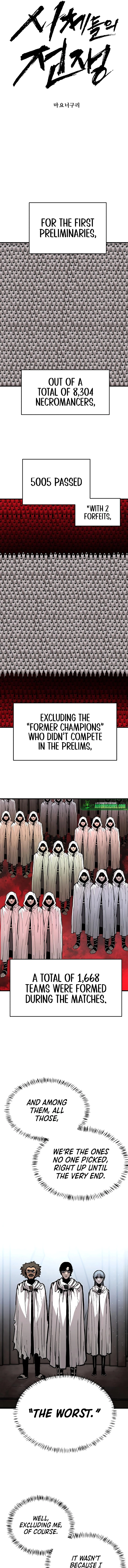 Read The War of Corpses Manga Online