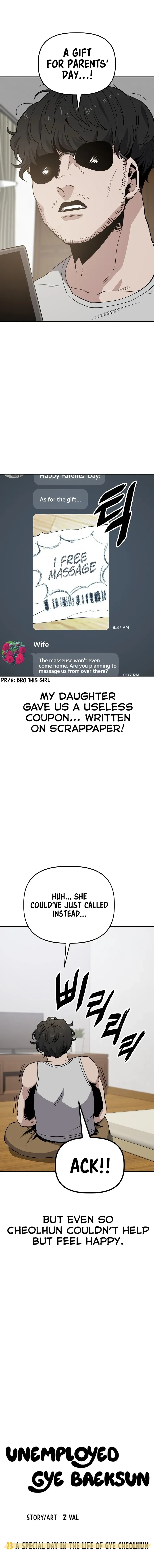 Read Unemployed Gye Baeksun Manga Online