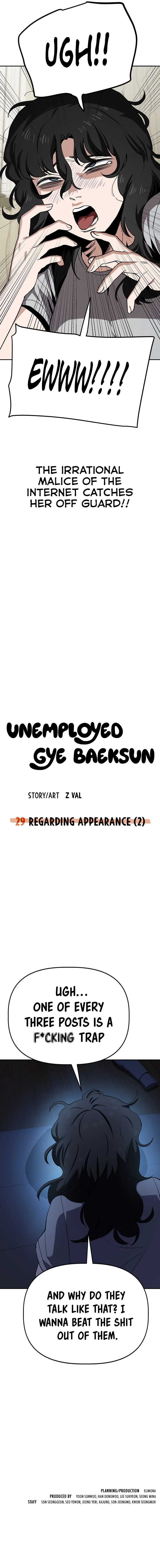 Read Unemployed Gye Baeksun Manga Online