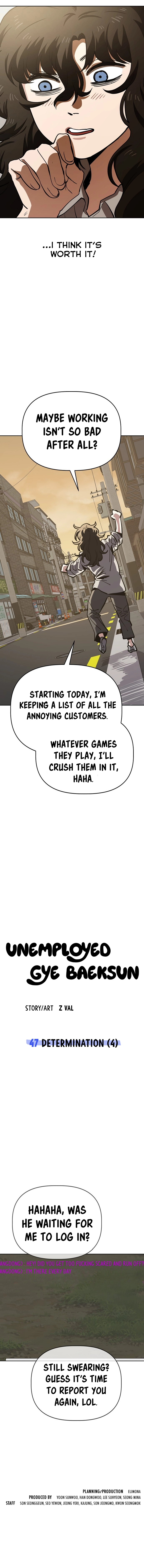 Read Unemployed Gye Baeksun Manga Online