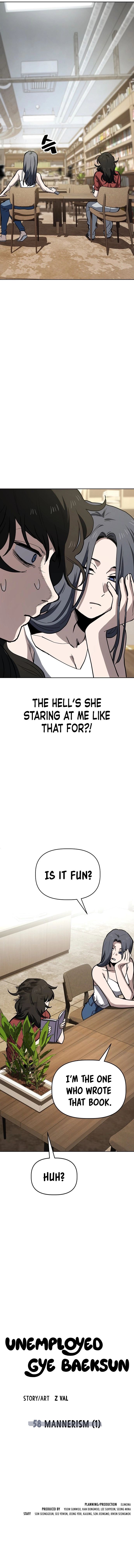 Read Unemployed Gye Baeksun Manga Online
