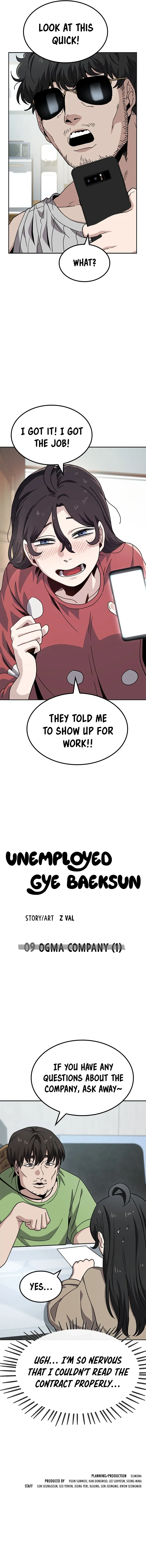 Read Unemployed Gye Baeksun Manga Online