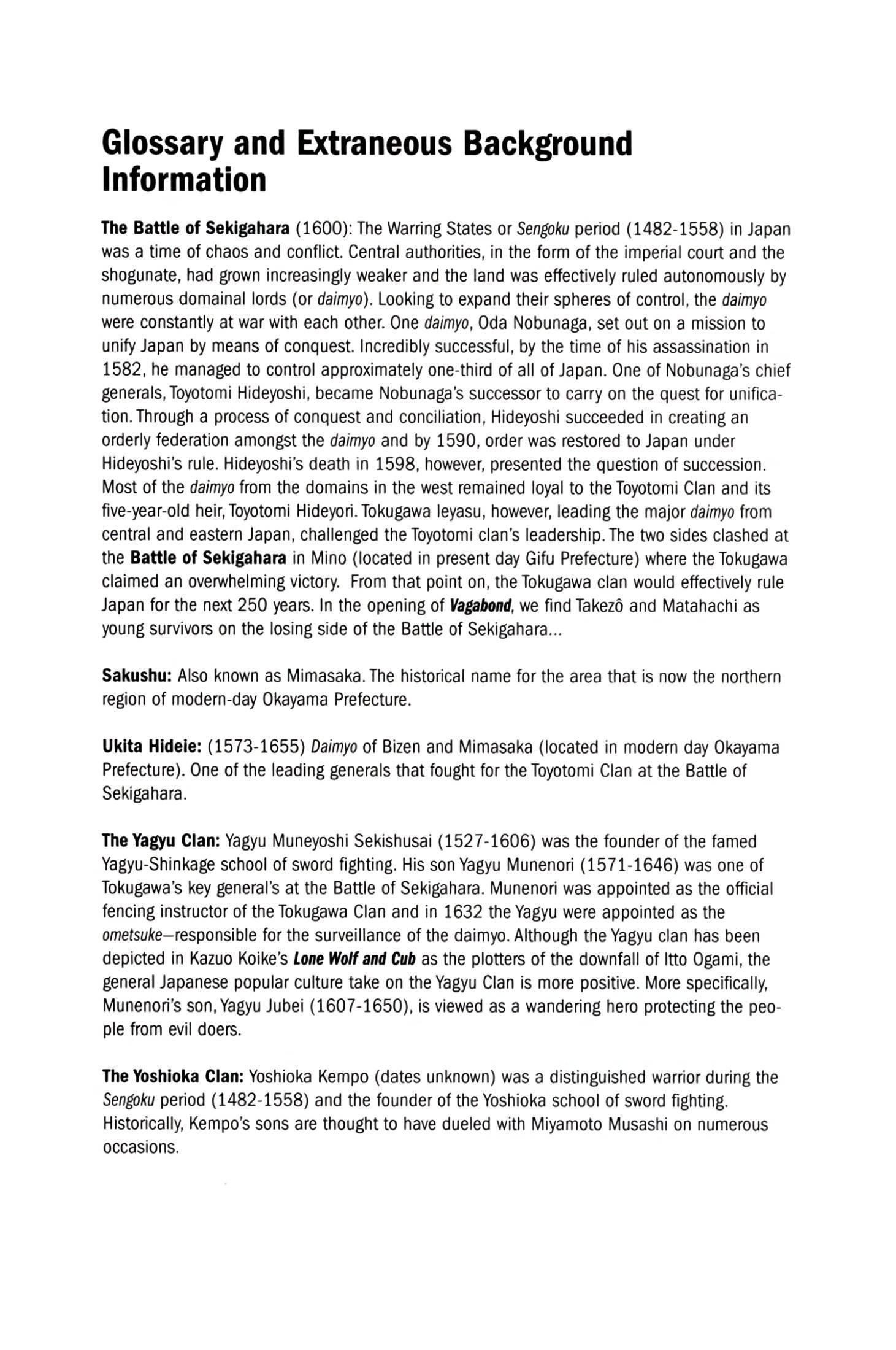 Read Vagabond Manga Online