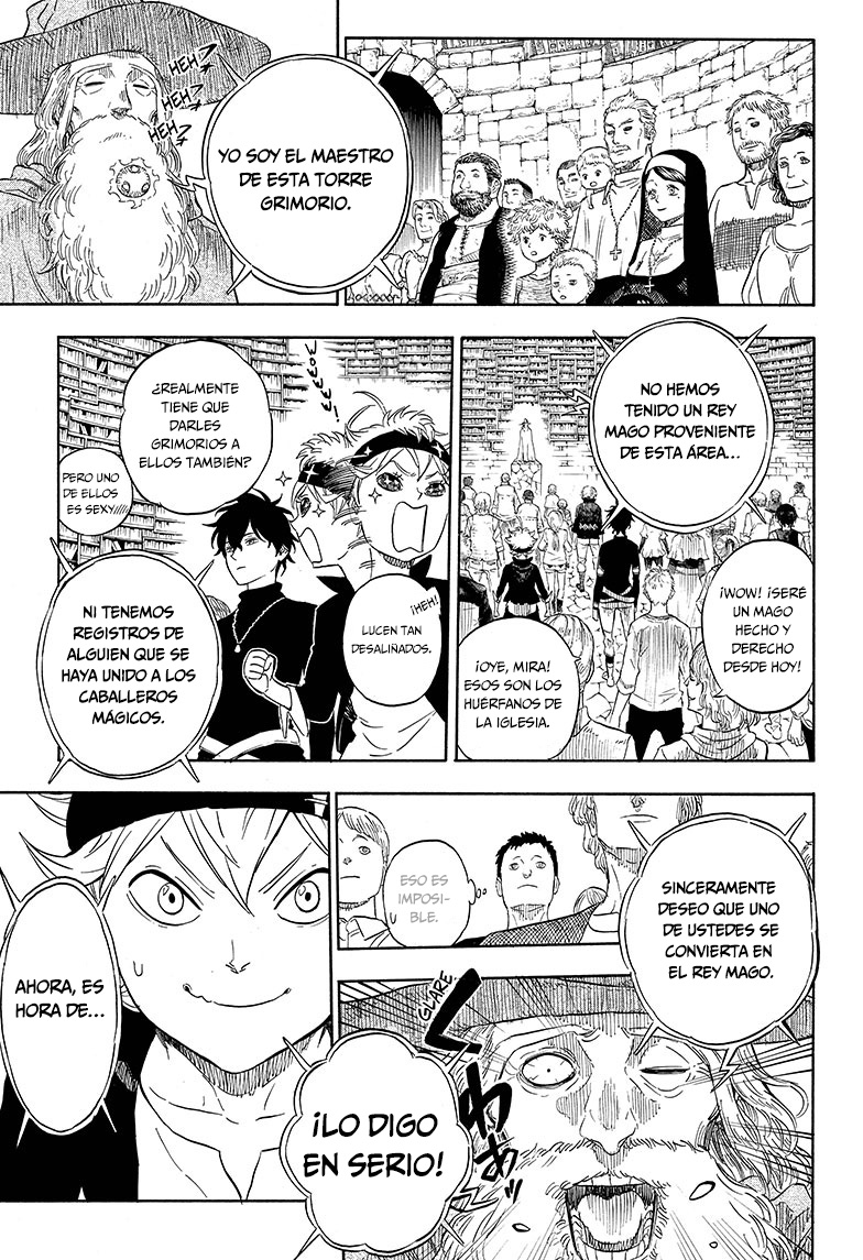 Read Black Clover es Manga Online