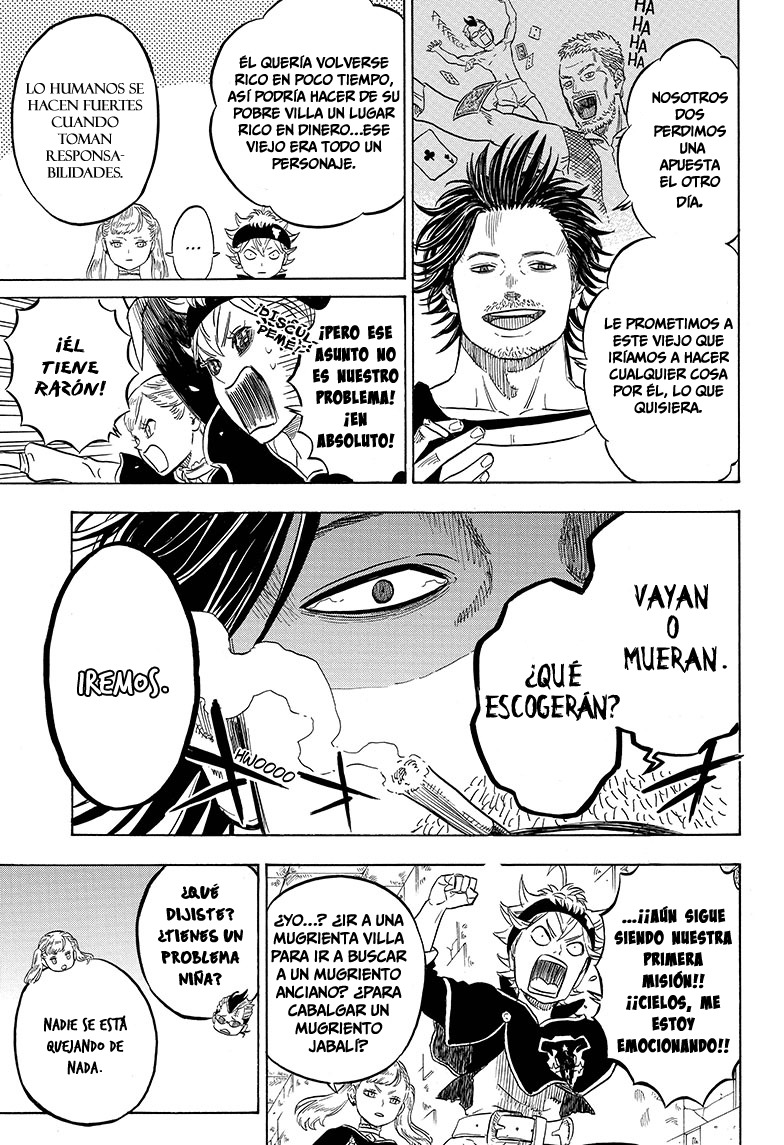 Read Black Clover es Manga Online