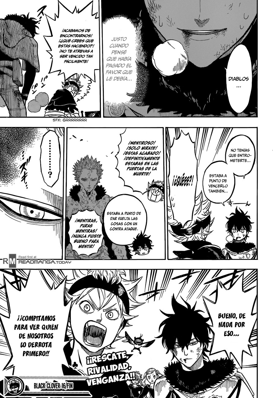 Read Black Clover es Manga Online