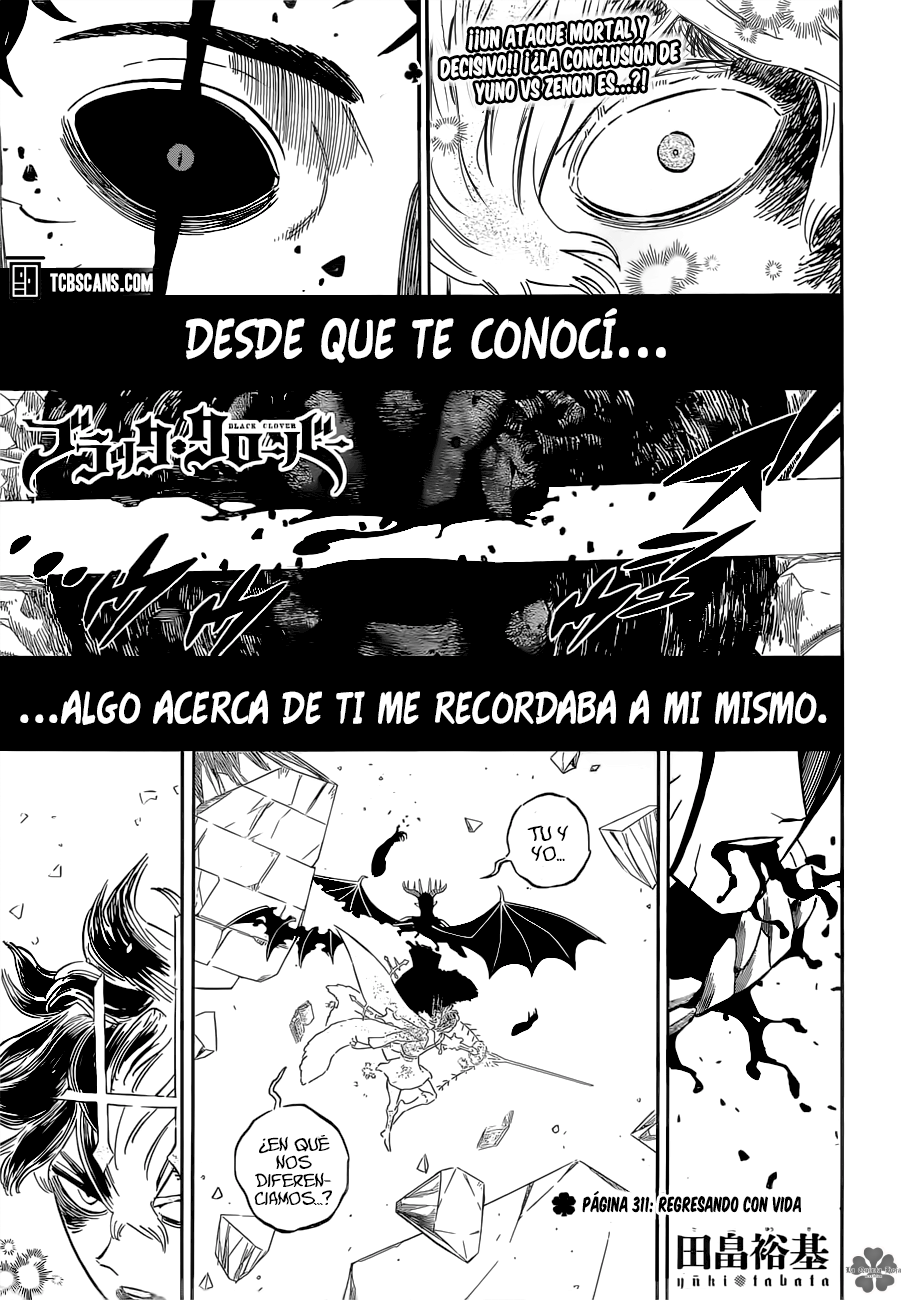 Read Black Clover es Manga Online