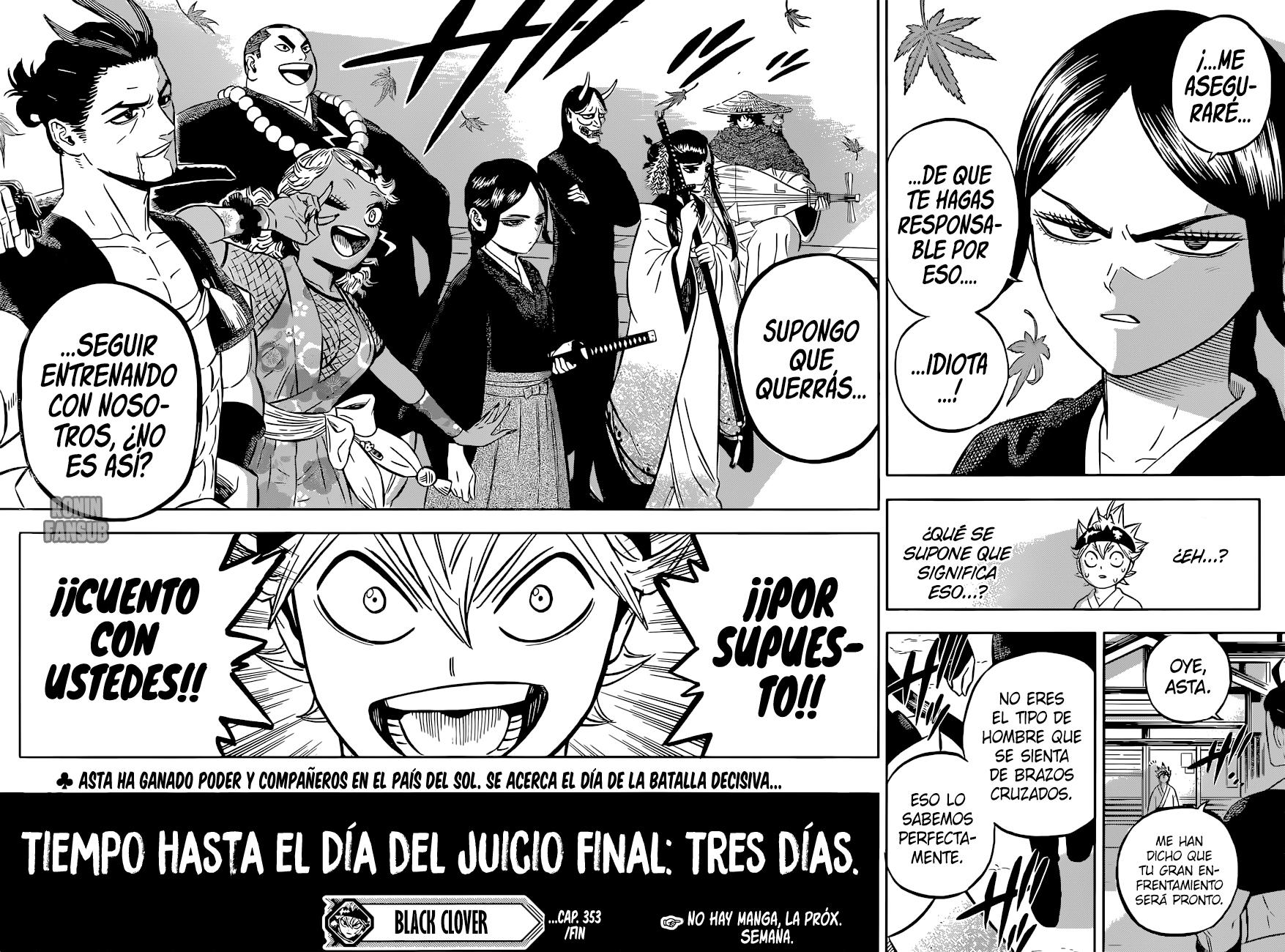 Read Black Clover es Manga Online