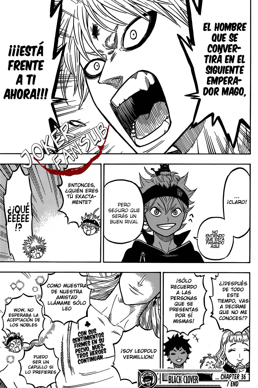 Read Black Clover es Manga Online