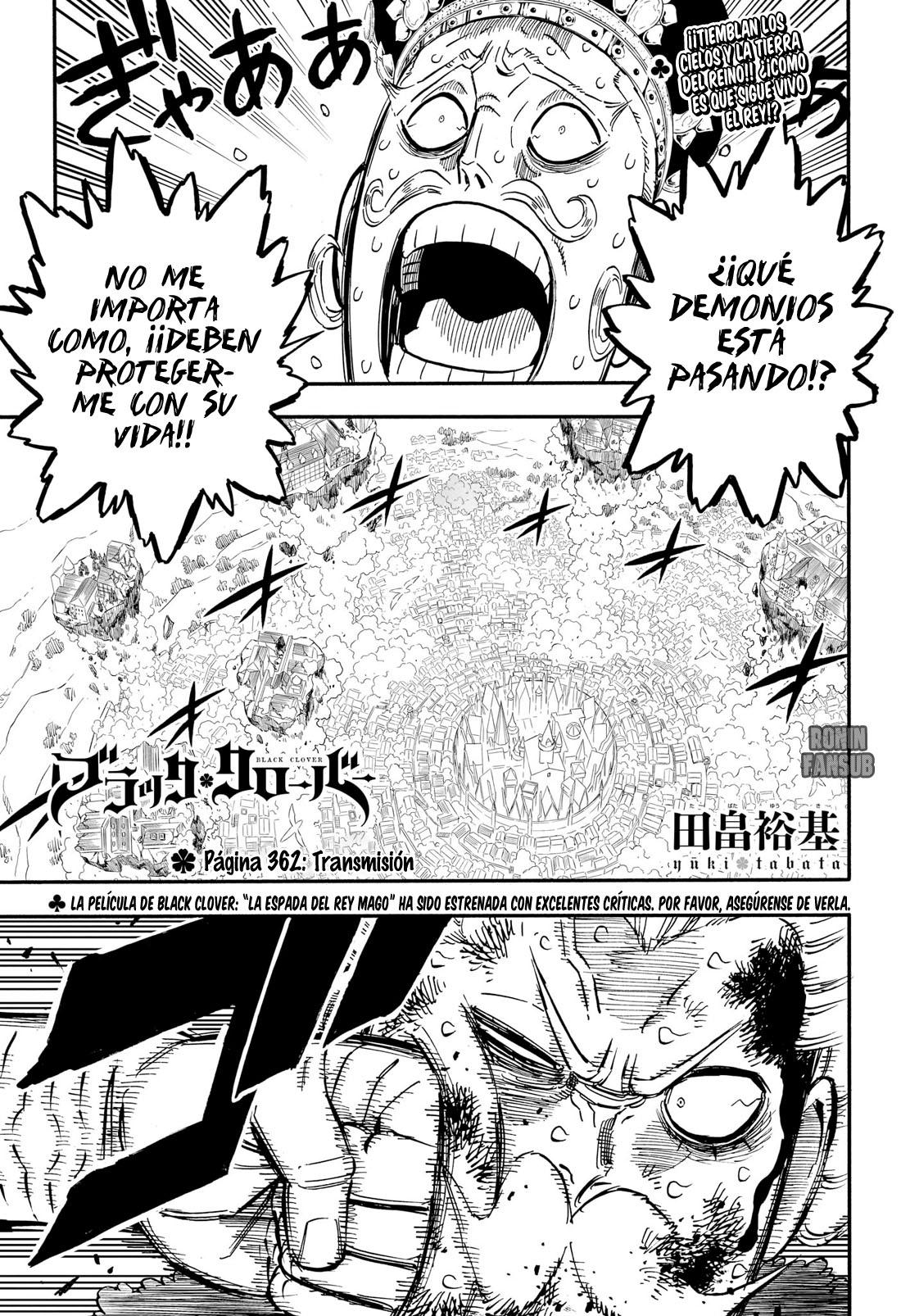 Read Black Clover es Manga Online