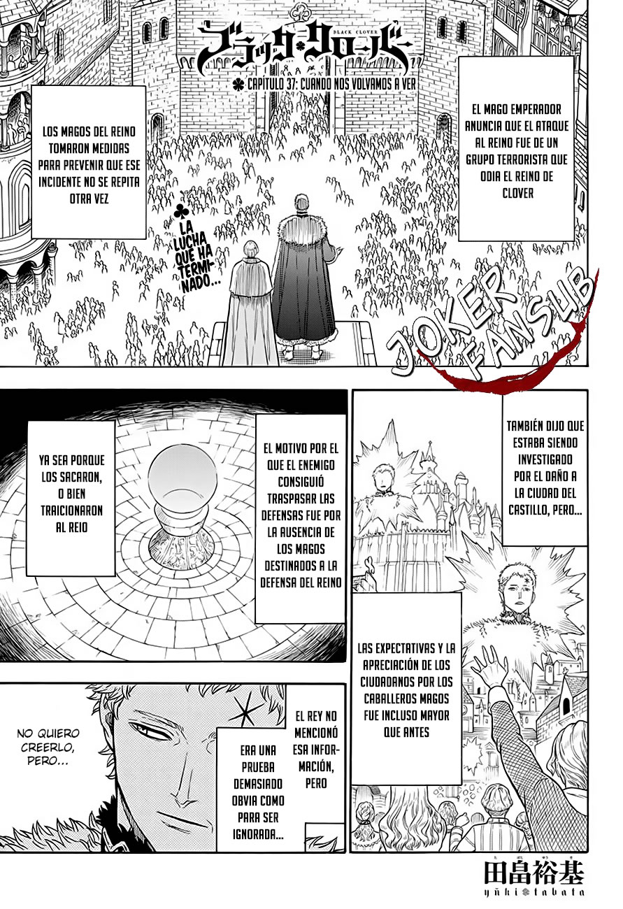 Read Black Clover es Manga Online