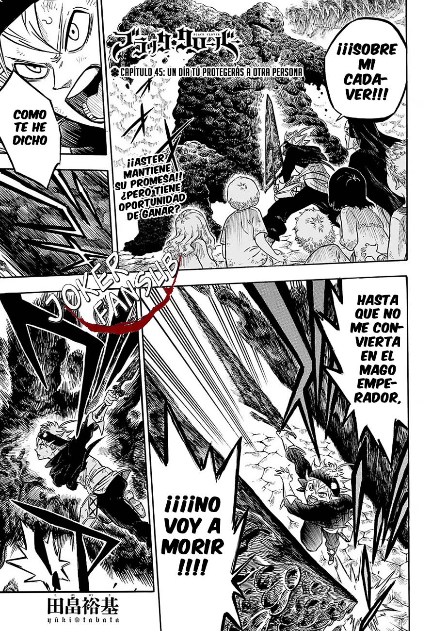 Read Black Clover es Manga Online