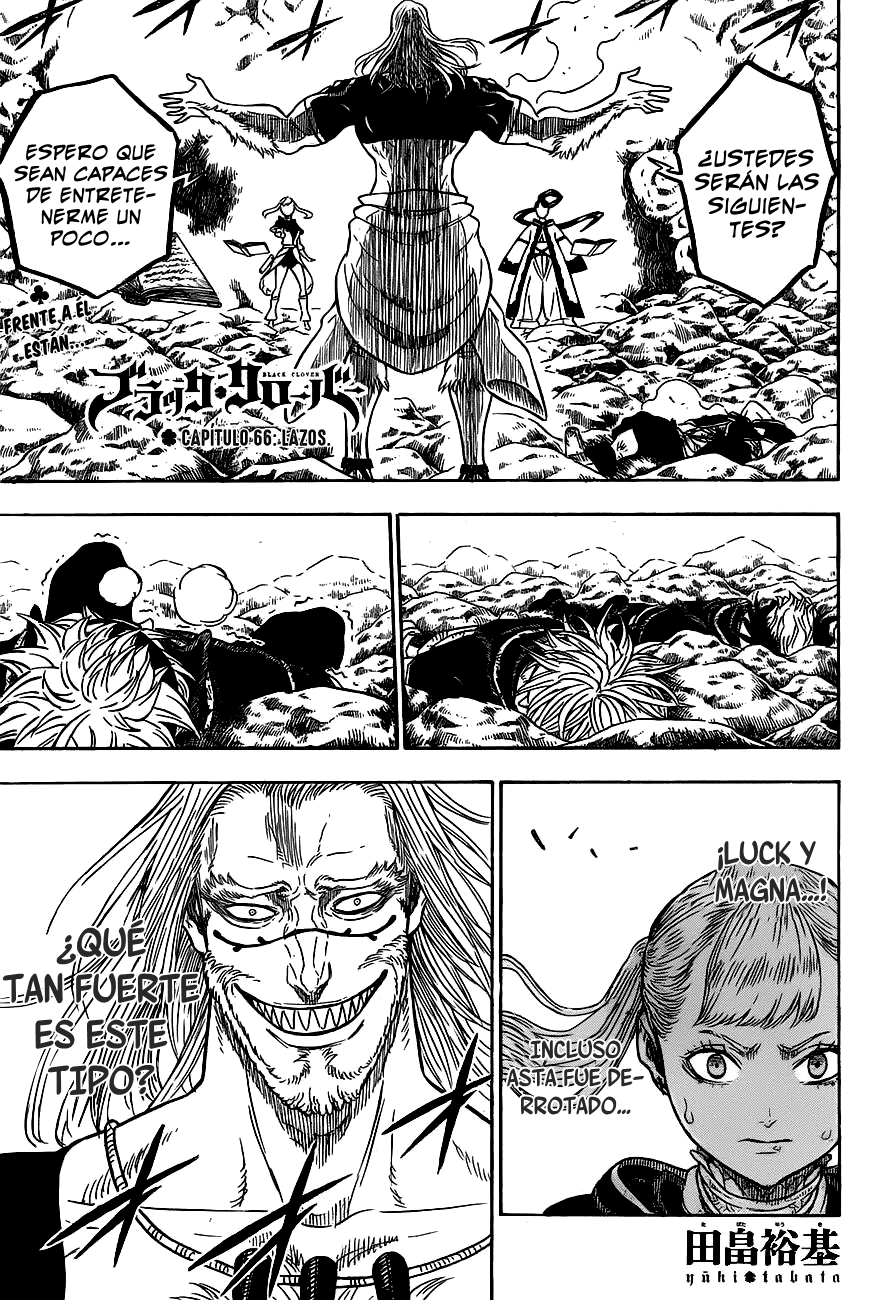 Read Black Clover es Manga Online