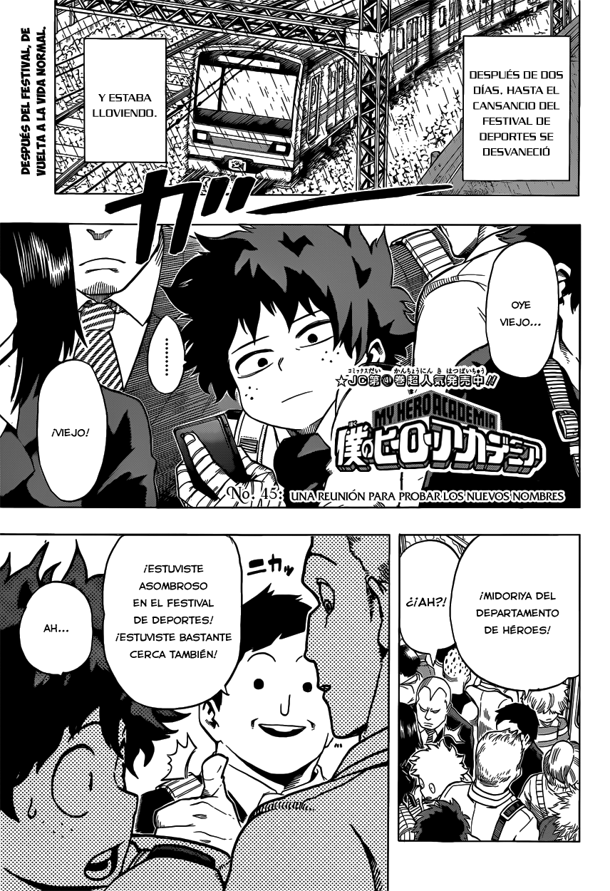 Read Boku no Hero Academia es Manga Online
