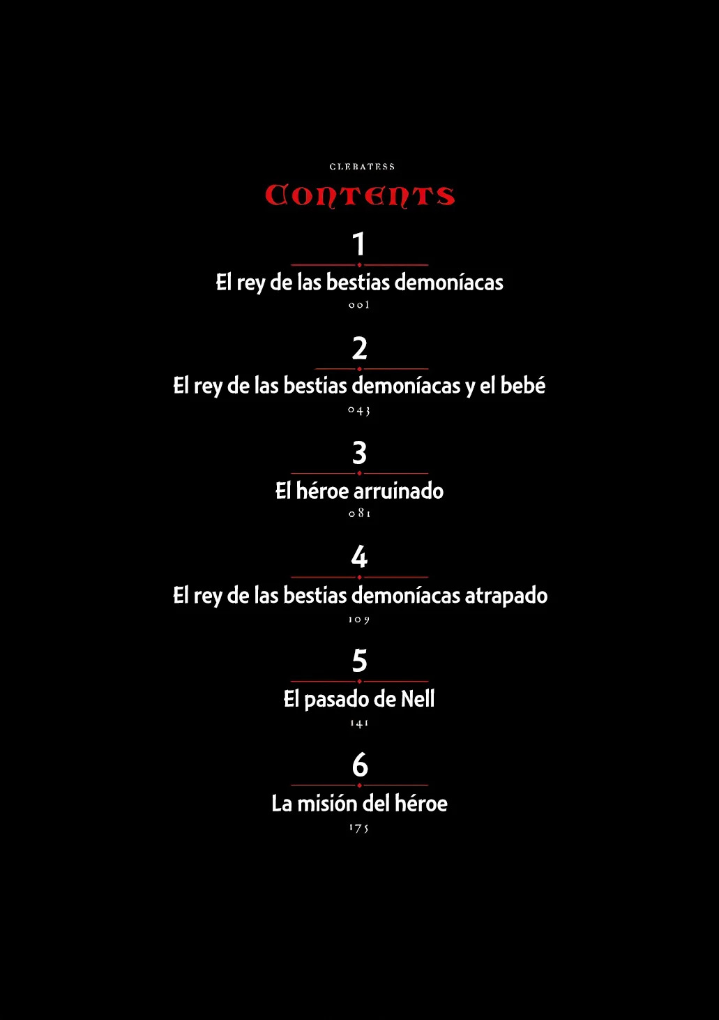 Read Clevatess es Manga Online