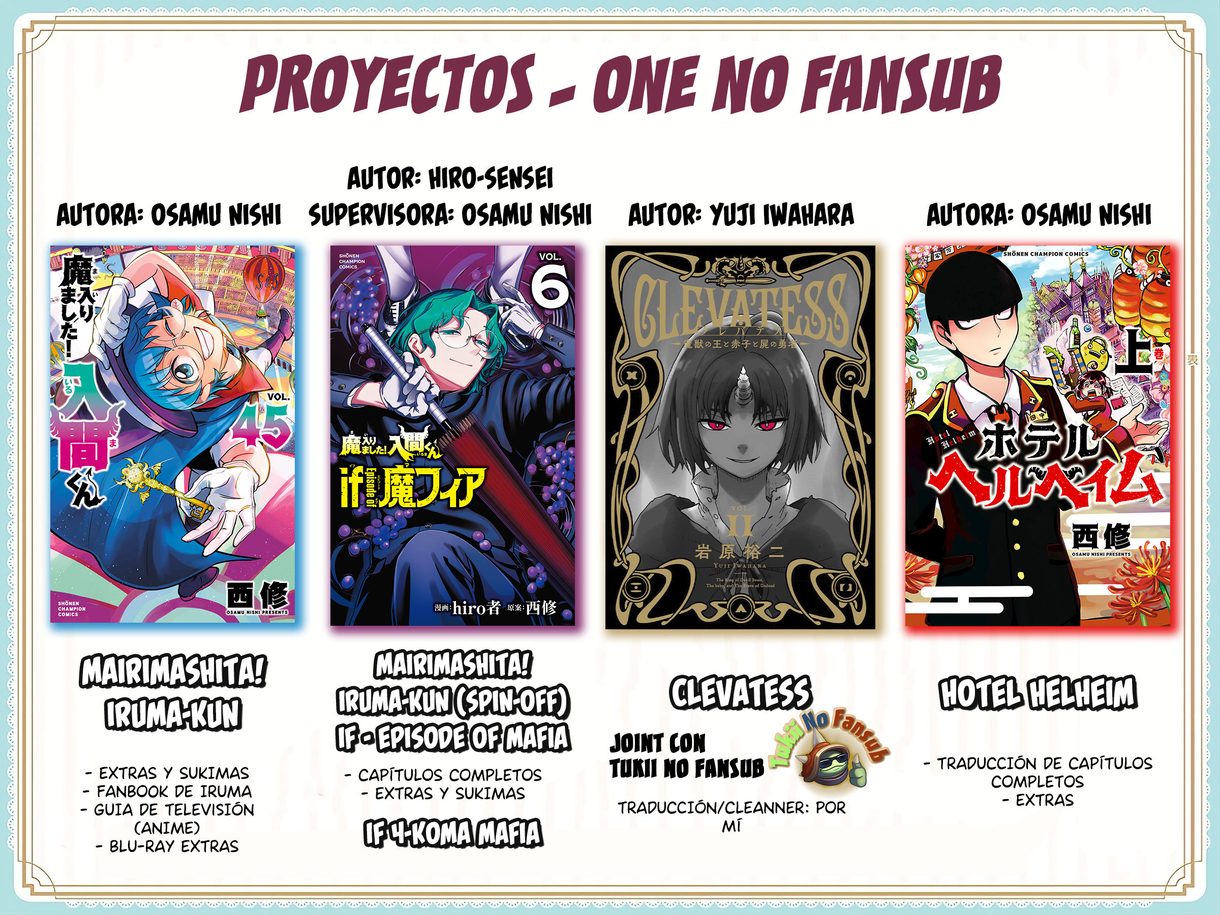 Read Clevatess es Manga Online