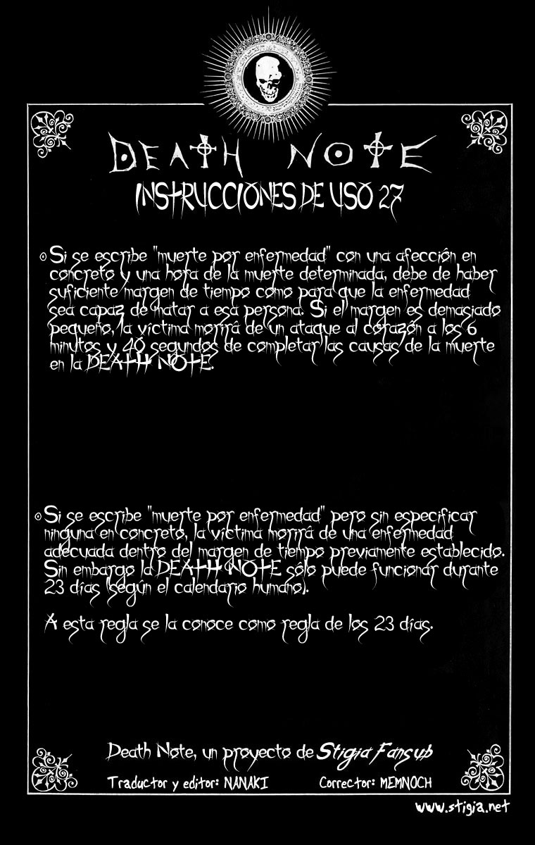 Read Death Note es Manga Online