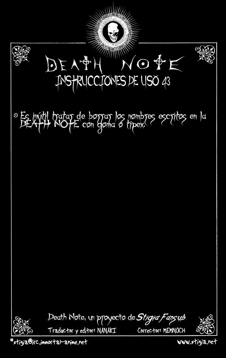 Read Death Note es Manga Online