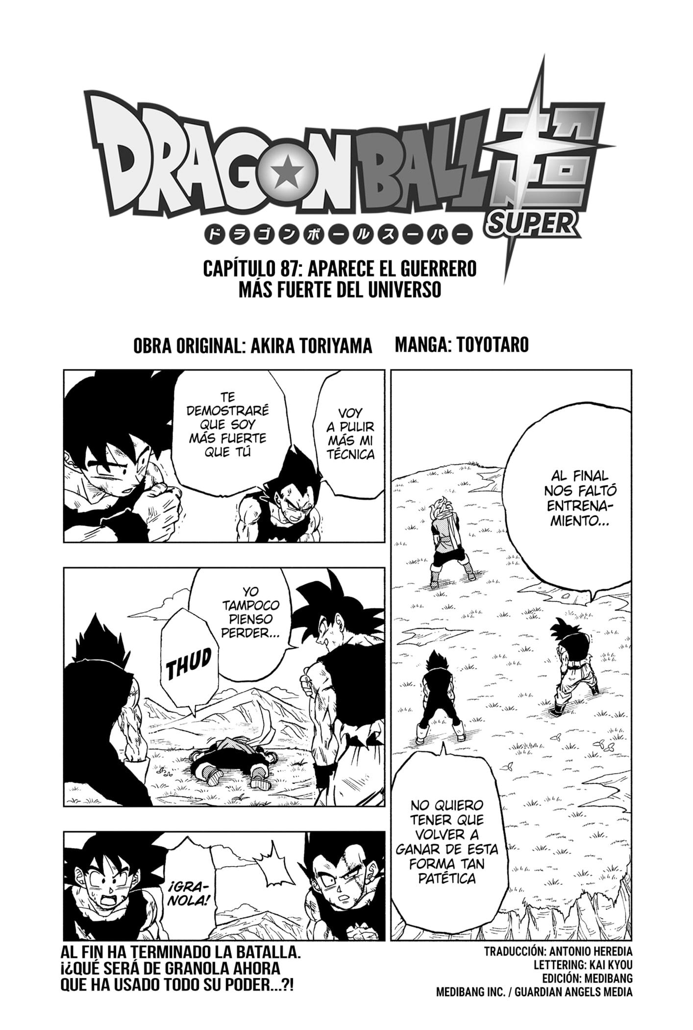 Read Dragon Ball Super es Manga Online