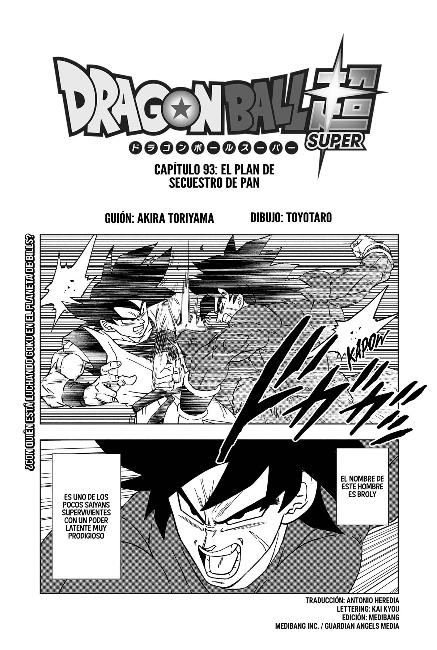 Read Dragon Ball Super es Manga Online