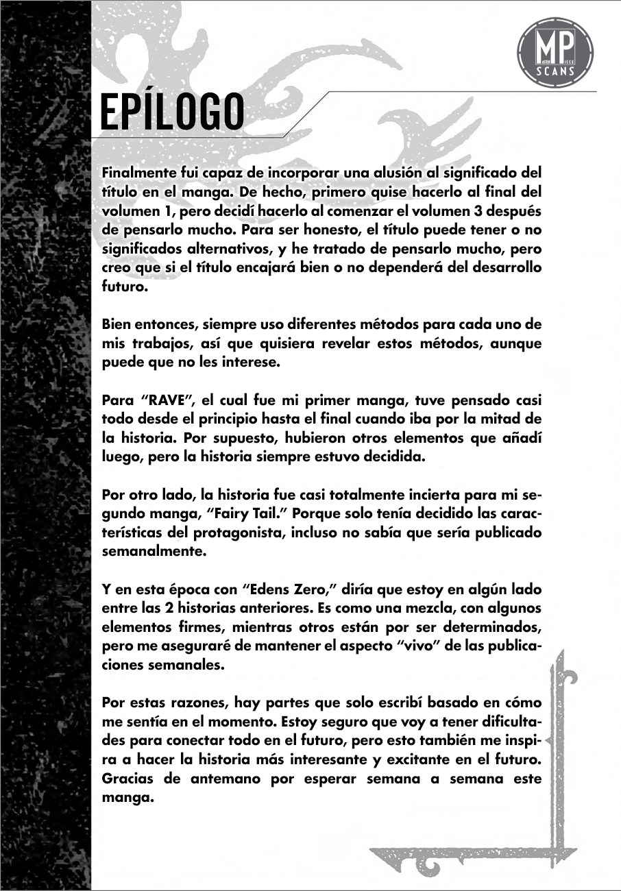 Read Eden's Zero es Manga Online