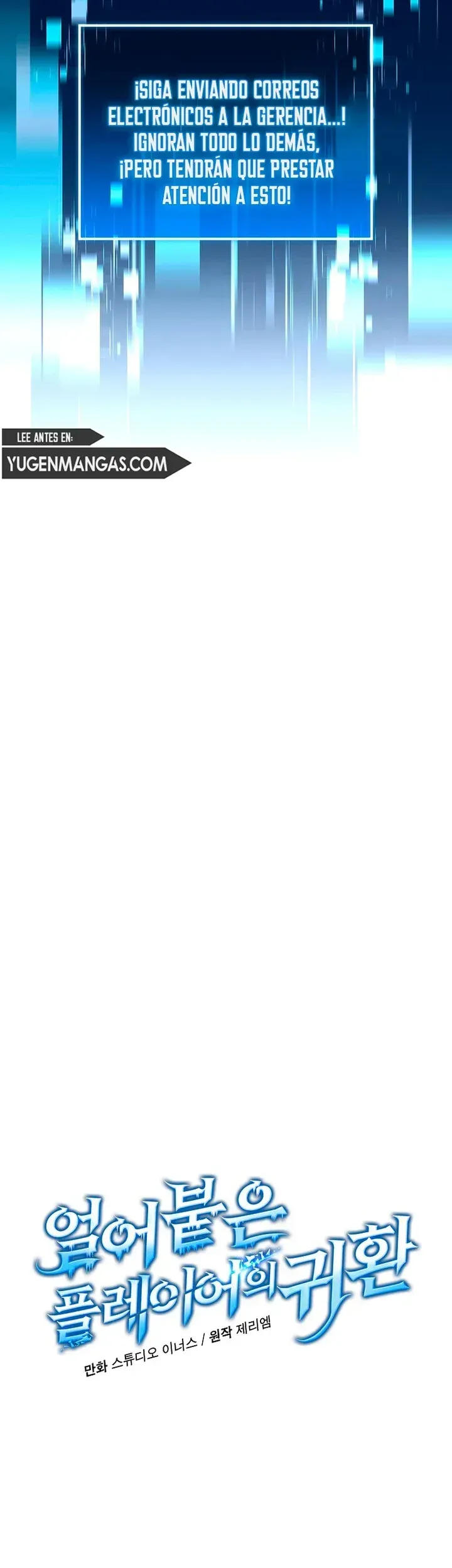 Read El regreso del jugador congelado es Manga Online