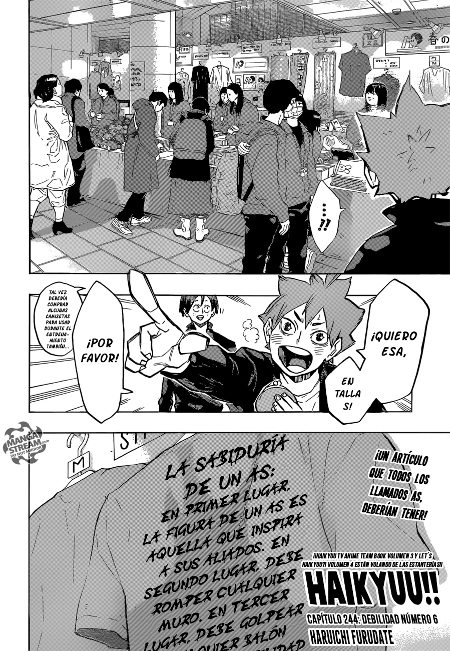 Read Haikyuu!! es Manga Online