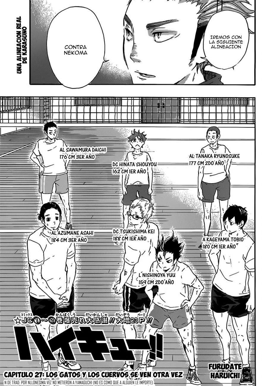 Read Haikyuu!! es Manga Online