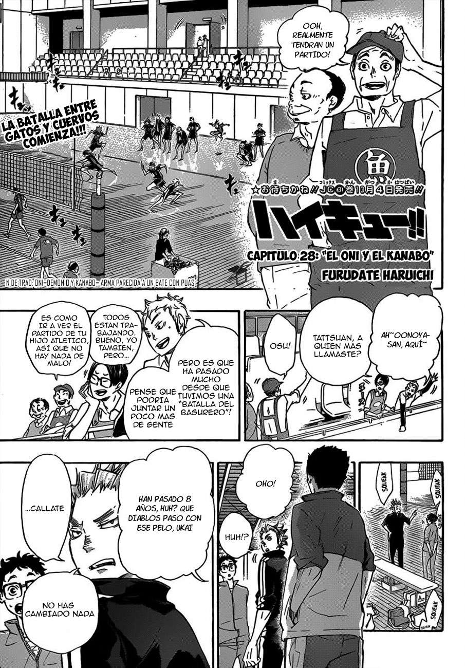 Read Haikyuu!! es Manga Online